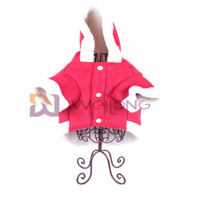 ISO9001 Giả da Hoodie Áo khoác cho thú cưng Mùa thu Nguyên cạnh Áo khoác cho chó ấm