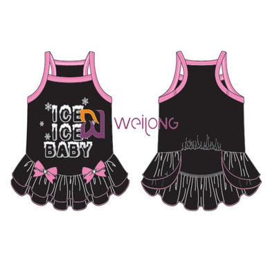 Bowknot Princess Vest Sundress Váy sang trọng cho chó / Quần áo cho chó lạ mắt