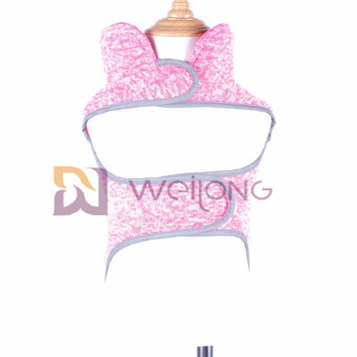 Velcro Opening Pink Fleece Pet Coat Jacket Heather Dog Sweatshirt