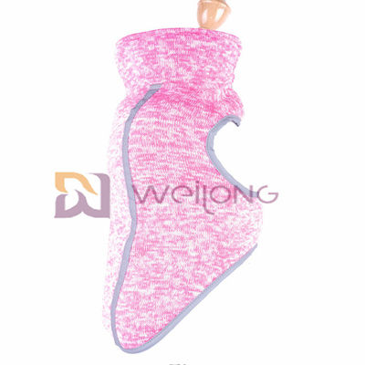 Velcro Opening Pink Fleece Pet Coat Jacket Heather Dog Sweatshirt