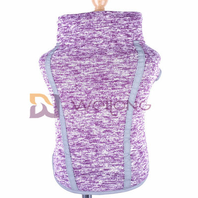 Warp Fleece Lining Dog Lo âu Vest Jacket Màu tím lông cừu Dog Coat