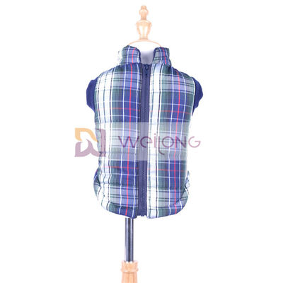 Áo khoác cho chó kẻ sọc Giáng sinh 2 * 2 RIB Độ co giãn tốt Mở áo khoác cho chó có khóa kéo