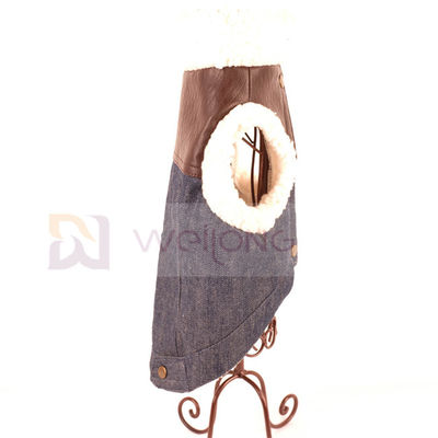 100% Poly Soft Dog Denim Sherpa Jacket Sherpa Lót Dog Jacket