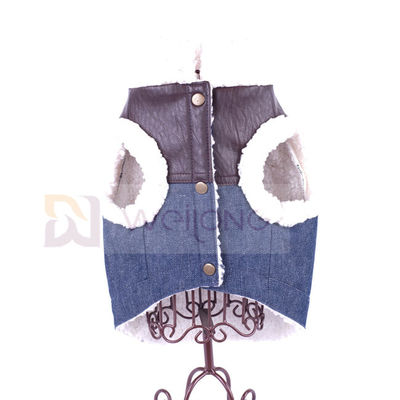 100% Poly Soft Dog Denim Sherpa Jacket Sherpa Lót Dog Jacket
