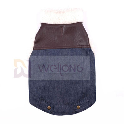 100% Poly Soft Dog Denim Sherpa Jacket Sherpa Lót Dog Jacket