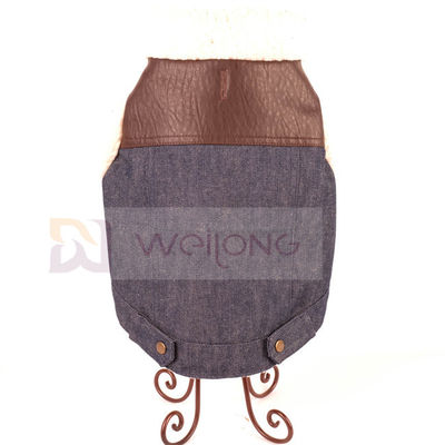 100% Poly Soft Dog Denim Sherpa Jacket Sherpa Lót Dog Jacket