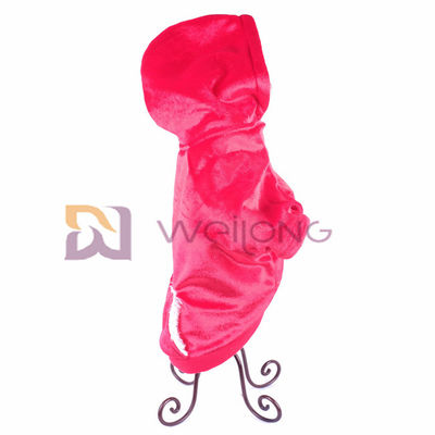 Autumn Shiny Velour Pet Hoodie Soft and Warm BSCI Christmas dog jacket Áo khoác