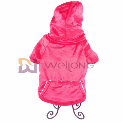 Autumn Shiny Velour Pet Hoodie Soft and Warm BSCI Christmas dog jacket Áo khoác