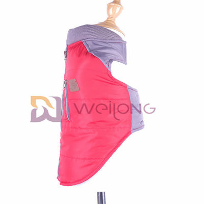Faux Zipper Pocket Velcro Mở áo khoác thú cưng cho chó mùa thu / đông