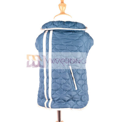 Áo khoác cho chó kẻ sọc chống thấm nước có thể đảo ngược Sọc phản quang Poly Pongee Áo khoác chống thấm cho chó