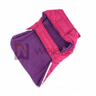 Áo khoác cho chó kẻ sọc chống thấm nước có thể đảo ngược Sọc phản quang Poly Pongee Áo khoác chống thấm cho chó