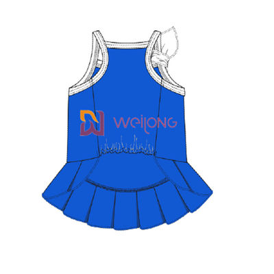 Tùy chỉnh Cvc Jersey Sailor Anchor Pet Dress Váy cho chó thoáng khí Nữ