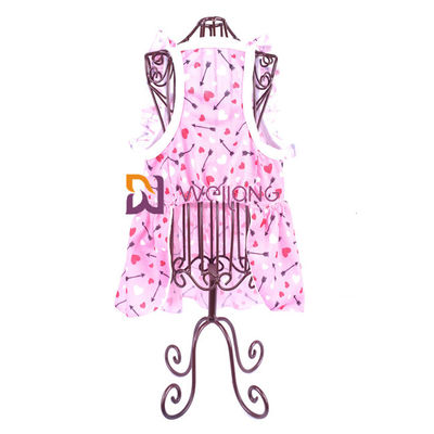 Nơ co giãn tốt In kỹ thuật số Váy cho thú cưng Váy Poly Jersey 180G Tùy chỉnh cho chó con