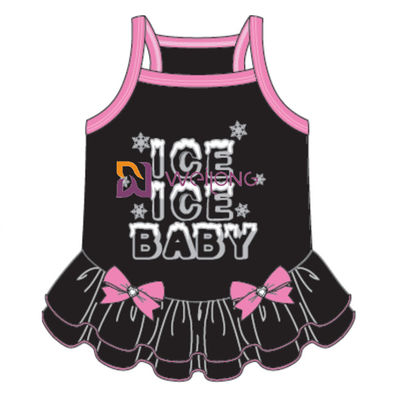 Bowknot Princess Vest Sundress Váy sang trọng cho chó / Quần áo cho chó lạ mắt