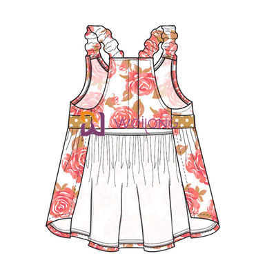 In kỹ thuật số Hawaii Rose Trang phục cho chó có dây đeo tùy chỉnh cho thú cưng