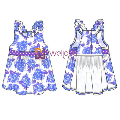 In kỹ thuật số Hawaii Rose Trang phục cho chó có dây đeo tùy chỉnh cho thú cưng