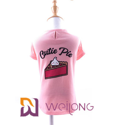 Áo sơ mi mùa xuân / mùa hè có thể tùy chỉnh cho chó bông Jersey 180G