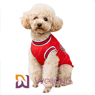 Số lượng in có thể tùy chỉnh Lưới cho thú cưng Áo sơ mi Nba Pet Apparel Jerseys