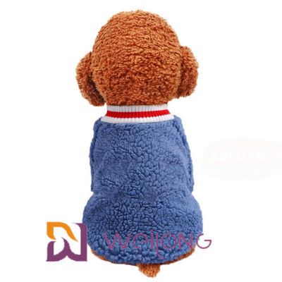 Sườn dệt kim ngắn tay áo cho thú cưng Giữ ấm áo thun Sherpa mềm mại cho chó