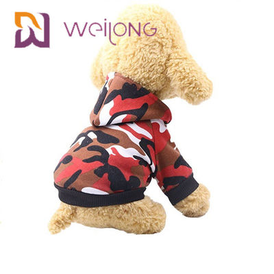 Áo phông PET in kỹ thuật số tùy chỉnh Camo Dog Hoodie / Sweatshirt