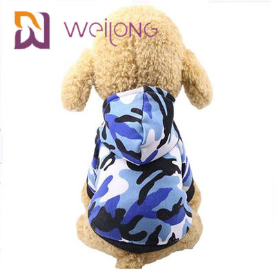 Áo phông PET in kỹ thuật số tùy chỉnh Camo Dog Hoodie / Sweatshirt