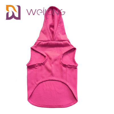 Cao su đầy màu sắc In sinh nhật cho thú cưng Hoodie cho chó màu hồng tùy chỉnh
