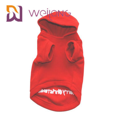 Thêu Polar Fleece Pet HOODIE For Christmas Dog Fleece Hoodie