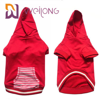 Màu sắc tùy chỉnh Nhà in Con chó cưng Giáng sinh Áo choàng CVC cho mùa thu / đông