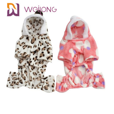 Có thể tùy chỉnh 100% Poly In cho thú cưng Pajama cho chó mùa thu / đông Bộ đồ ngủ bằng vải lanh