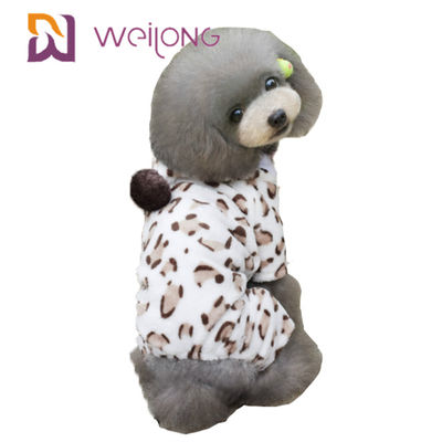 Có thể tùy chỉnh 100% Poly In cho thú cưng Pajama cho chó mùa thu / đông Bộ đồ ngủ bằng vải lanh