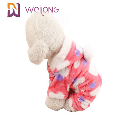 Có thể tùy chỉnh 100% Poly In cho thú cưng Pajama cho chó mùa thu / đông Bộ đồ ngủ bằng vải lanh