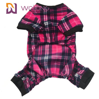 Bộ đồ ngủ cho chó bằng lông cừu Poly ấm áp Nơ có thể tùy chỉnh cho mùa thu và mùa đông