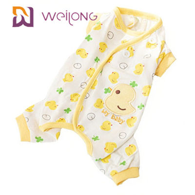 Tùy chỉnh in kỹ thuật số Mùa hè Xl Dog Pyjamas Onesie BSCI / WMT / ISO9001