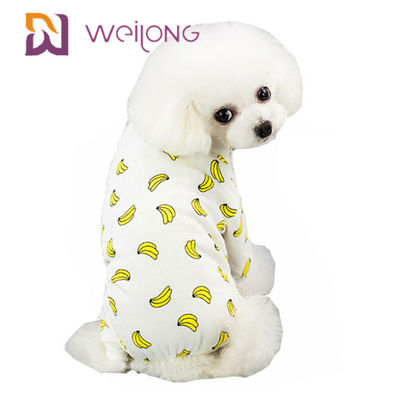 Kweilong Tùy chỉnh đầy đủ Đồ ngủ cho chó mèo Pet Pet Holiday Pyjama in T - Shirt