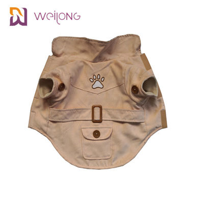 Áo gió thêu Poly da lộn Áo khoác cho chó tùy chỉnh cho mùa thu / đông