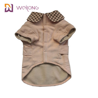 Áo gió thêu Poly da lộn Áo khoác cho chó tùy chỉnh cho mùa thu / đông