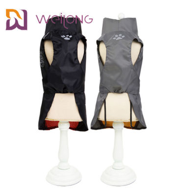 Độ thấm thấp Sọc phản quang Khóa cho chó Đi mưa Bộ đồ đi mưa cho chó lớn