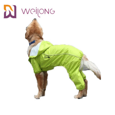 Áo mưa an toàn cho thú cưng Tùy chỉnh đầy đủ Áo mưa phản quang cho chó