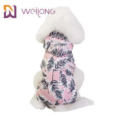 In kỹ thuật số tùy chỉnh Vải không thấm nước Áo mưa vật nuôi Dây rút Áo mưa cho chó nhỏ