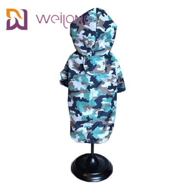 Khóa dán mở Camo Pet Dog Jumpsuit chống thấm nước Lưới lót