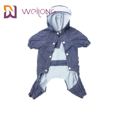 Áo mưa có mũ trùm đầu không thấm nước cho thú cưng Snaps Mở bản in kỹ thuật số In PU