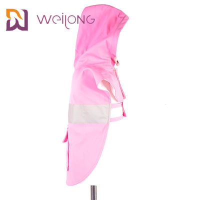 Có thể điều chỉnh Hoodie Pet Raincoat Real Pocket Reflective Dog Raincoat With Hood