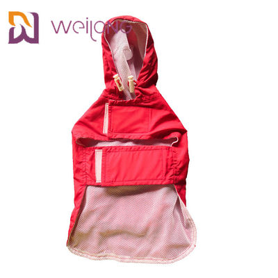 Velcro Mở Túi áo mưa Vật nuôi Lưới Lớp lót Xl Áo mưa cho Chó