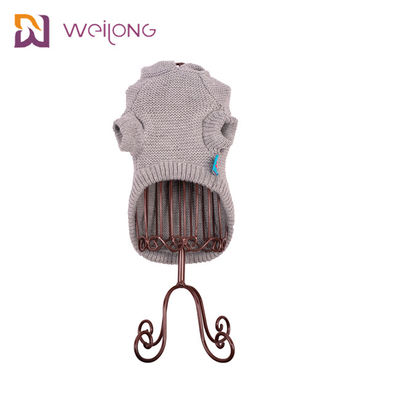 Áo len cổ lọ cho chó dệt kim Cáp cổ điển BSCI Puppy Knitted Jumper