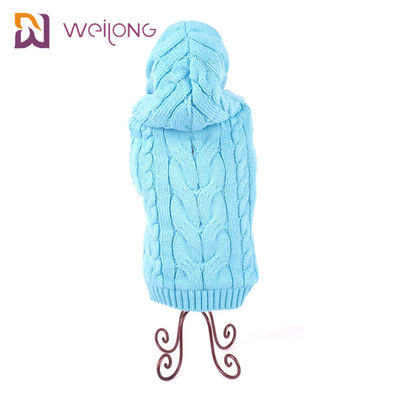 Acrylic Dog vải dệt kim Pet Áo len mềm mại Sherpa Dog Hoodie Sweater