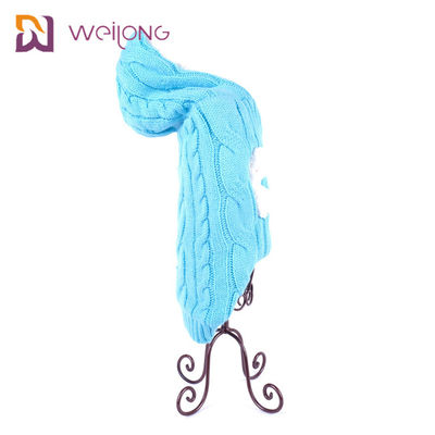 Acrylic Dog vải dệt kim Pet Áo len mềm mại Sherpa Dog Hoodie Sweater