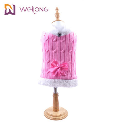 Cao cổ dệt kim Quần áo cho thú cưng Áo len Ấm cho thú cưng Quần áo mùa đông Trang phục cho chó Mèo