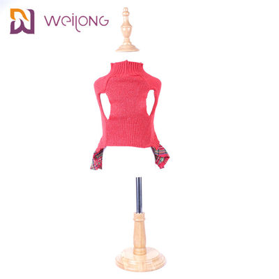 Sợi nhuộm kẻ sọc Áo len cho chó dệt kim Váy len cho chó Trang phục áo len