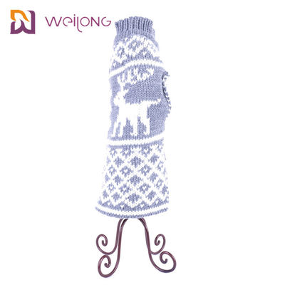 BSCI Mùa đông Giáng sinh cho thú cưng Quần áo dệt kim acrylic cho chó ngày lễ Áo len