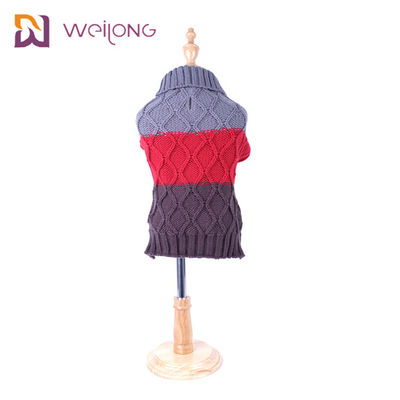 Phù hợp màu sắc Quần áo vật nuôi Tùy chỉnh ISO9001 WMT Dệt kim cho chó Jumper